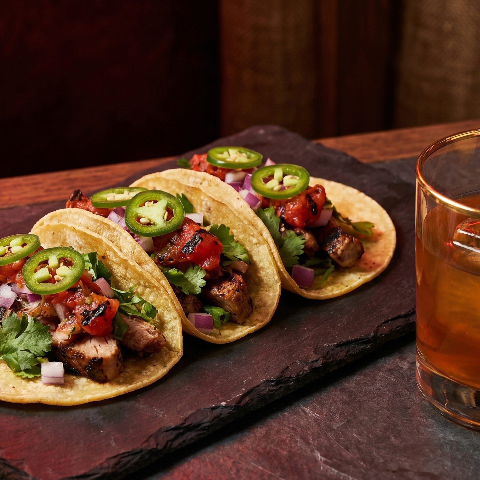 Craft Tacos. Curated Cocktails. Come Hungry.