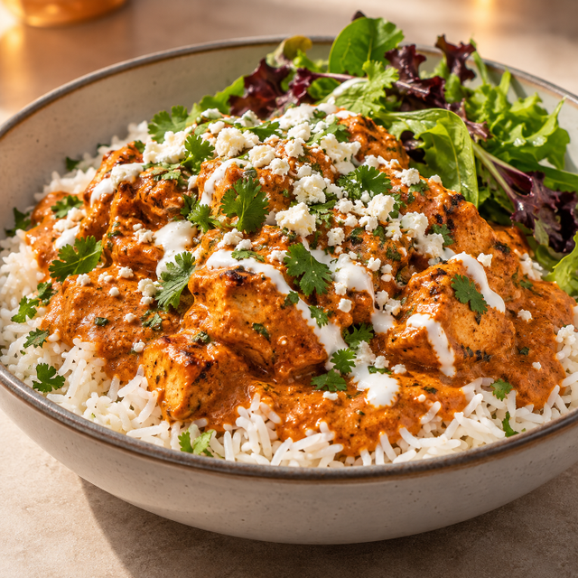 Chicken Tikka Masala Power Bowl.