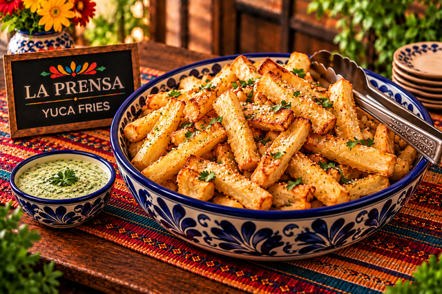 Yuca Fries Catering.