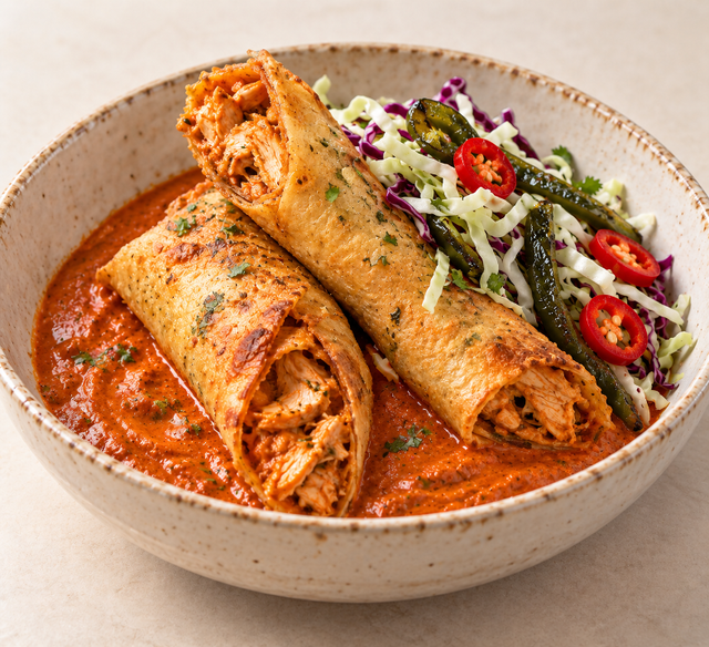Chicken Tikka Masala Flautas.