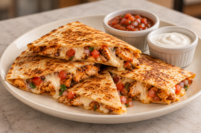 Pollo Loco Quesadilla.
