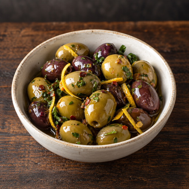 Marinated Olives.
