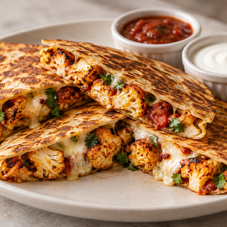 Gobi Cauliflower Quesadilla