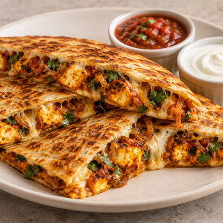 Paneer Tikka Masala Quesadilla