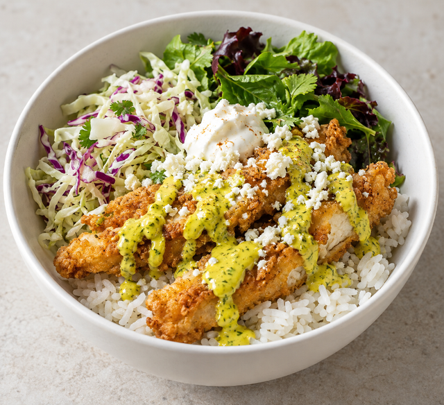 Crispy Catch Power Bowl.