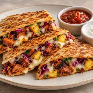 Halal Pastor Quesadilla