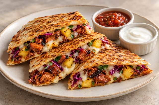 Fuego al Pastor (Chile Pineapple Pork).