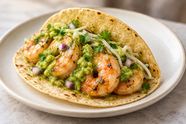 Costa Shrimp Taco.