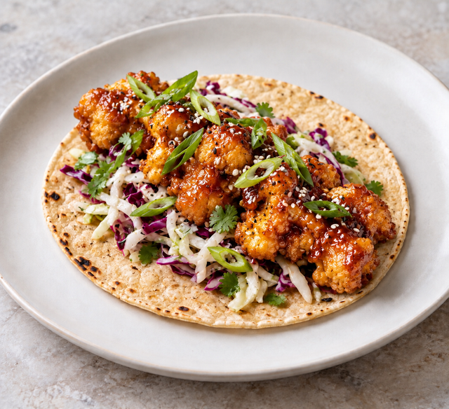 Gobi Cauliflower Taco.
